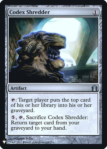 Codex Shredder, The List Reprints 228