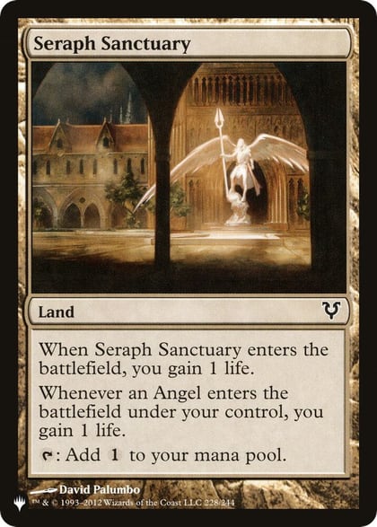 Seraph Sanctuary, The List Reprints 228