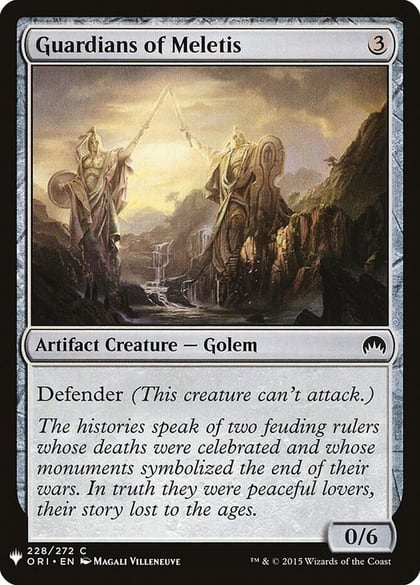 Guardians of Meletis, The List Reprints 228