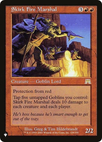 Skirk Fire Marshal, The List Reprints 229/350