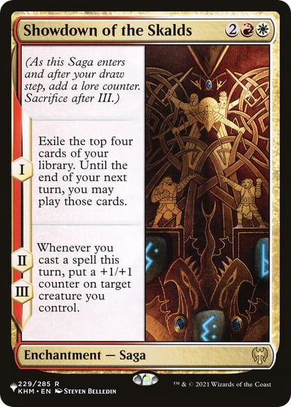 Showdown of the Skalds, The List Reprints 229/285