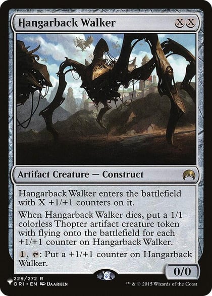 Hangarback Walker, The List Reprints 229/272