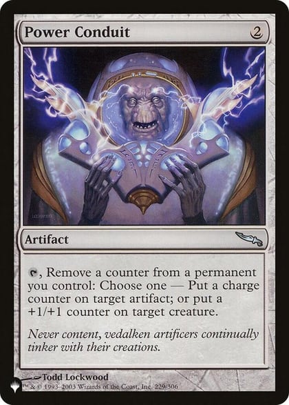 Power Conduit, The List Reprints 229/306