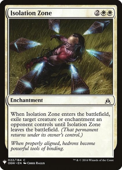 Isolation Zone, The List Reprints 22