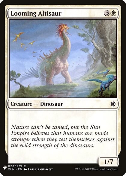 Looming Altisaur, The List Reprints 23