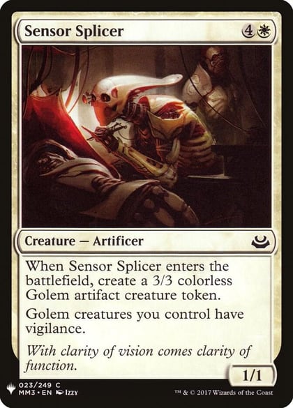 Sensor Splicer, The List Reprints 23