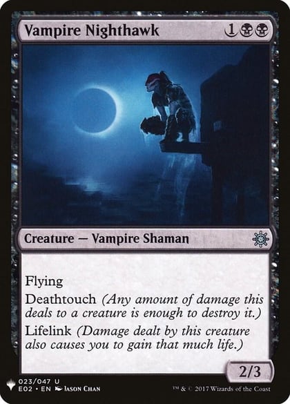 Vampire Nighthawk (E02), The List Reprints 23