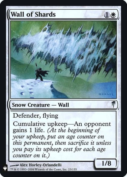 Wall of Shards, The List Reprints 23