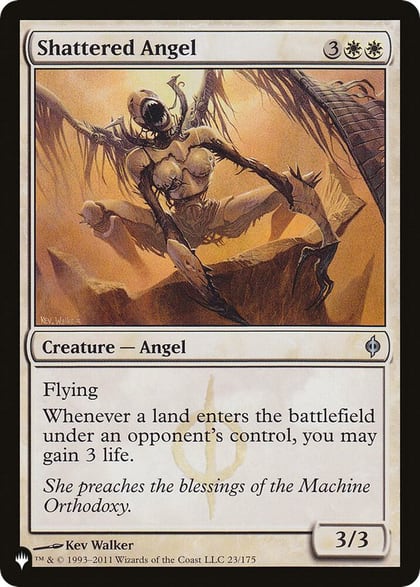 Shattered Angel, The List Reprints 23/175