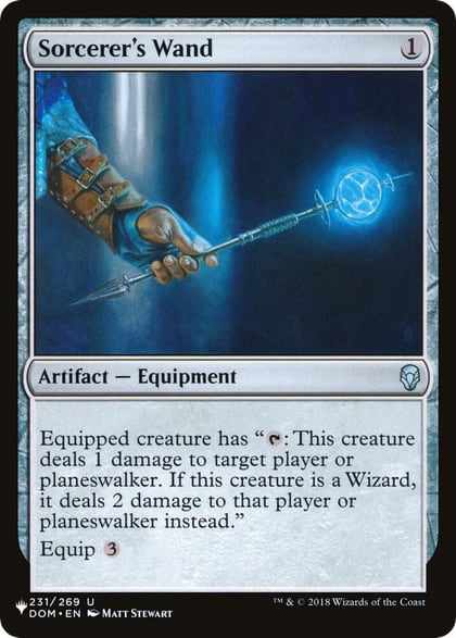 Sorcerer's Wand, The List Reprints 231/269