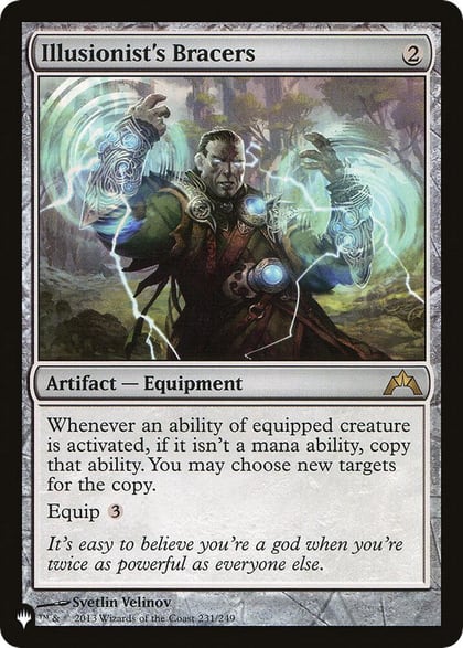 Illusionist's Bracers, The List Reprints 231/249