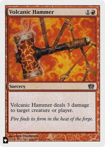 Volcanic Hammer, The List Reprints 231/350