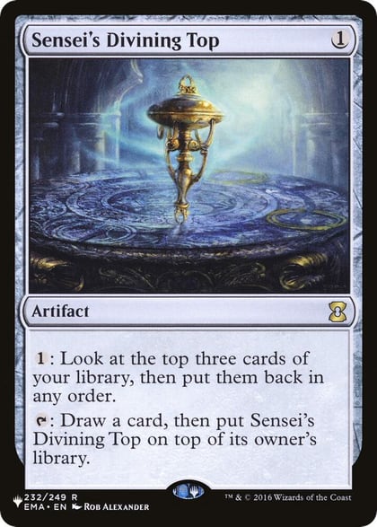 Sensei's Divining Top, The List Reprints 232/249