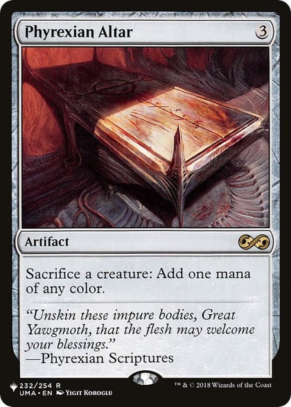 Phyrexian Altar, The List Reprints 232/254