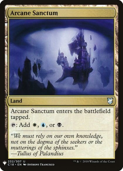 Arcane Sanctum (C18), The List Reprints 232