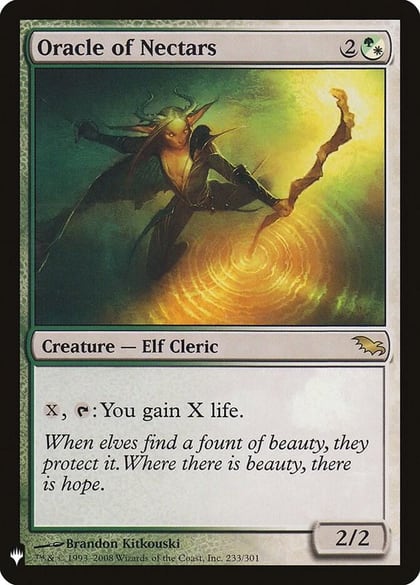 Oracle of Nectars, The List Reprints 233