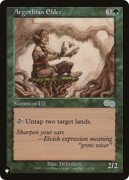 Argothian Elder, The List Reprints 233/350