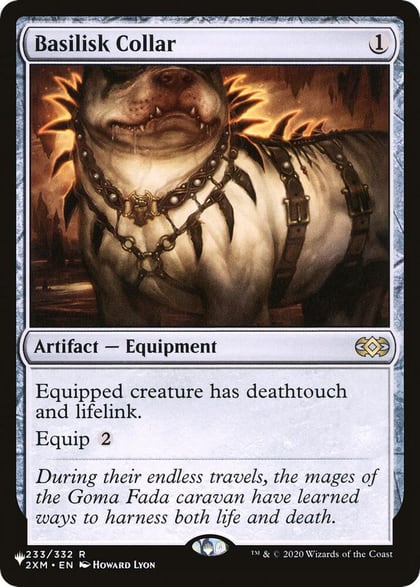 Basilisk Collar (2XM), The List Reprints 233/332