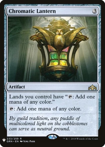 Chromatic Lantern (GRN), The List Reprints 233