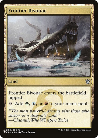 Frontier Bivouac (KTK), The List Reprints 234