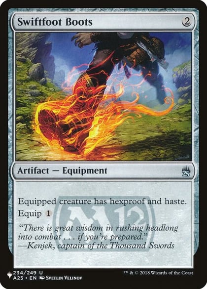Swiftfoot Boots (A25), The List Reprints 234/249