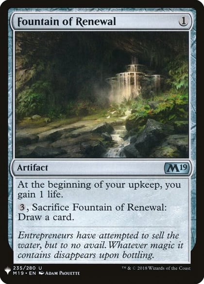 Fountain of Renewal, The List Reprints 235