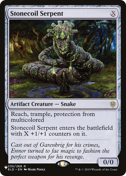 Stonecoil Serpent, The List Reprints 235/269