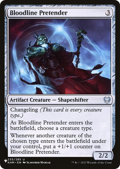 Bloodline Pretender, The List Reprints 235/285