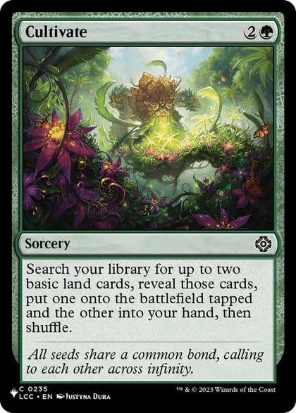 Cultivate (LCC), The List Reprints 235