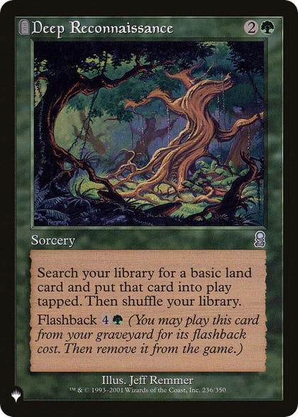 Deep Reconnaissance, The List Reprints 236/350