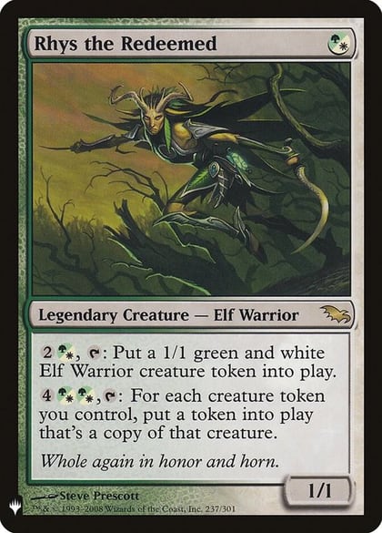 Rhys the Redeemed, The List Reprints 237