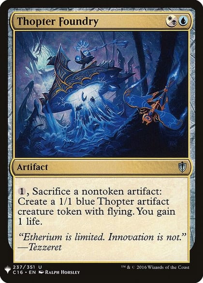 Thopter Foundry (C16), The List Reprints 237
