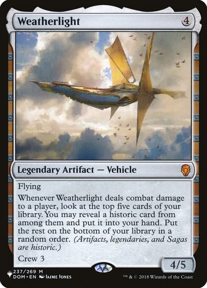 Weatherlight, The List Reprints 237/269