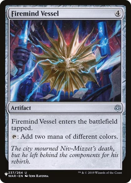 Firemind Vessel, The List Reprints 237/264