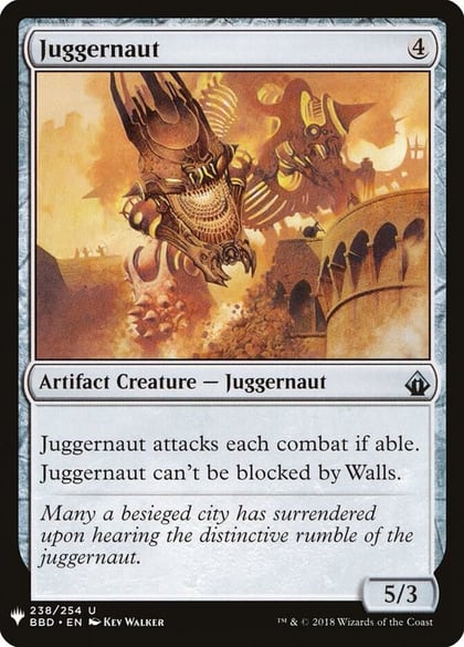 Juggernaut, The List Reprints 238