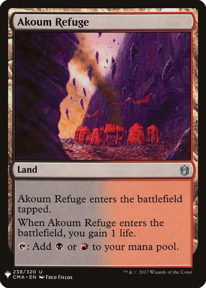 Akoum Refuge, The List Reprints 238