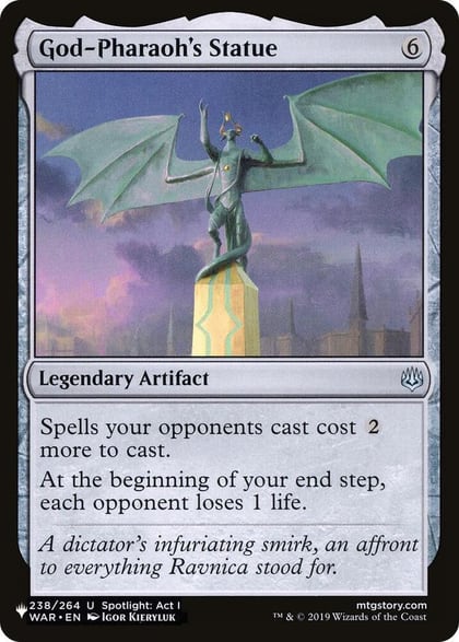 God-Pharaoh's Statue, The List Reprints 238/264