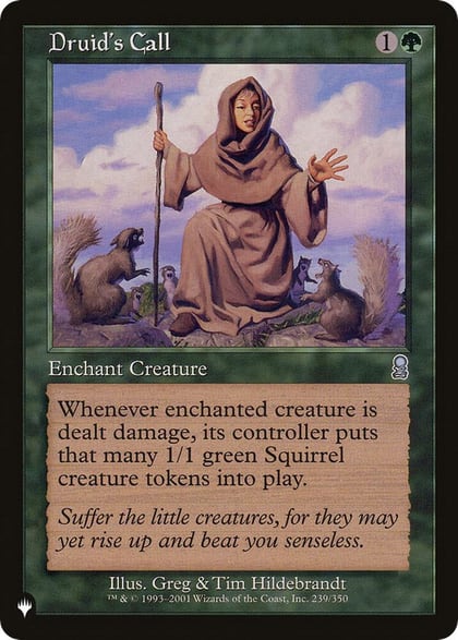 Druid's Call, The List Reprints 239/350
