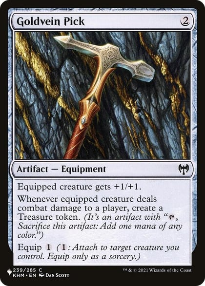 Goldvein Pick, The List Reprints 239/285