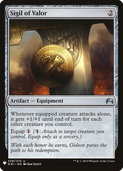 Sigil of Valor, The List Reprints 239