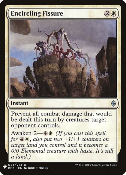 Encircling Fissure, The List Reprints 23