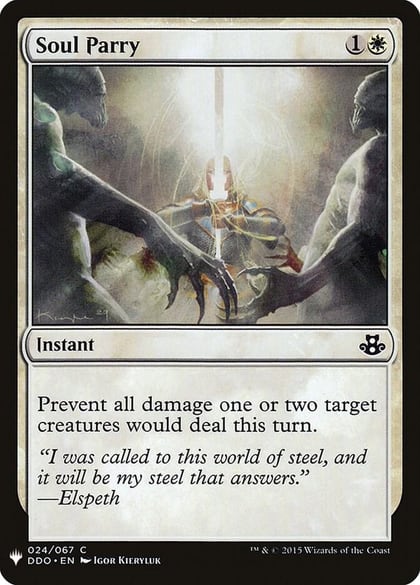 Soul Parry, The List Reprints 24
