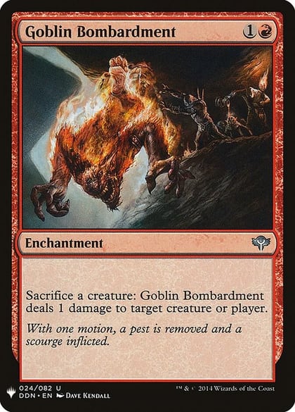 Goblin Bombardment (DDN), The List Reprints 24