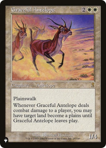 Graceful Antelope, The List Reprints 24/350