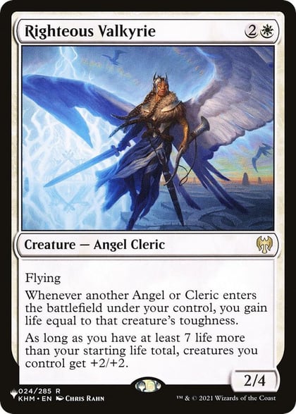 Righteous Valkyrie, The List Reprints 24