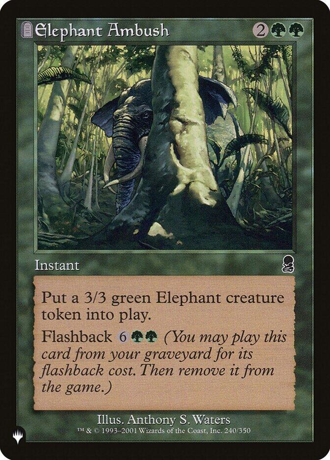 Elephant Ambush, The List Reprints 240/350
