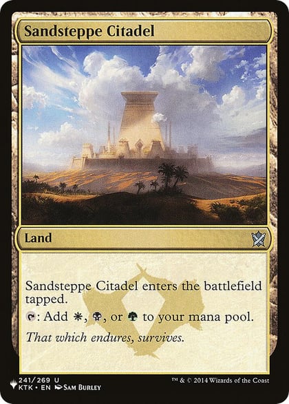 Sandsteppe Citadel (KTK), The List Reprints 241