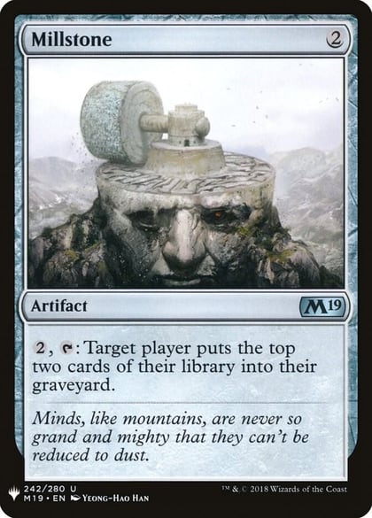 Millstone (M19), The List Reprints 242