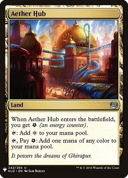 Aether Hub, The List Reprints 242