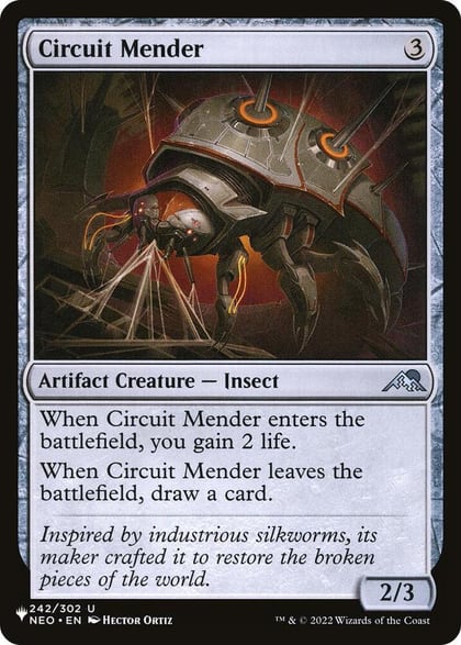 Circuit Mender, The List Reprints 242/302